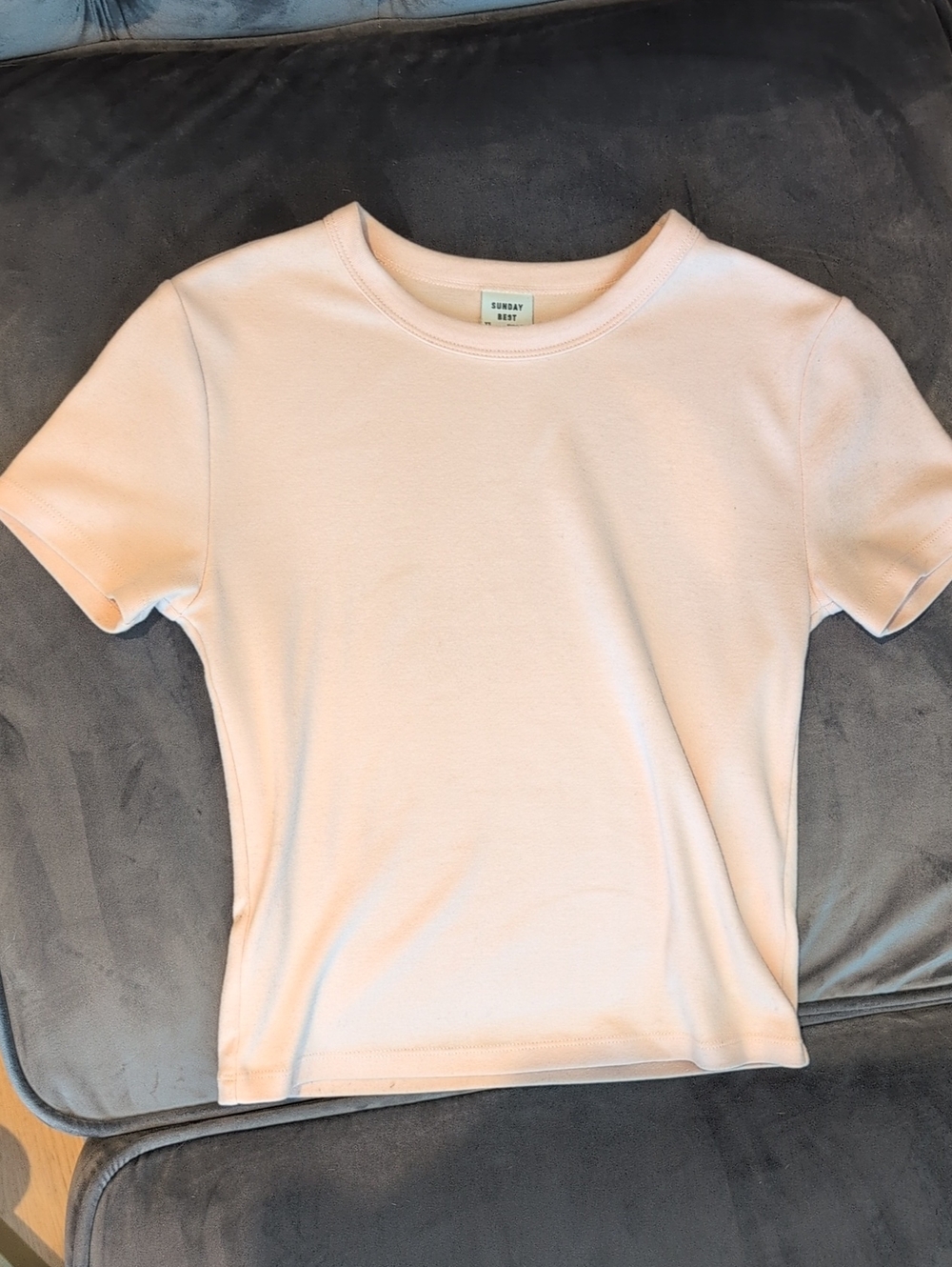 Sunday Best Pink Crew neck T-shirt